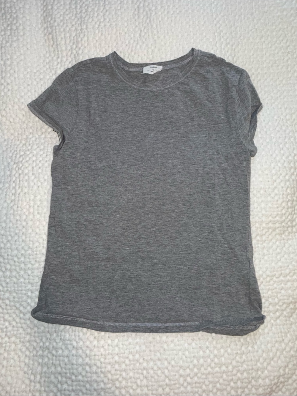 Short Sleeve Crewneck Tee - Gray